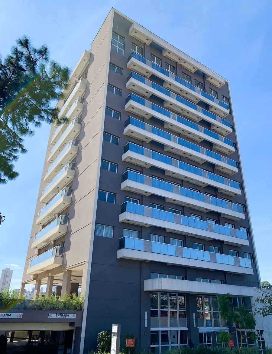 Fachada do edifício-sede da Graphis, Av. Bosque da Saúde 1061